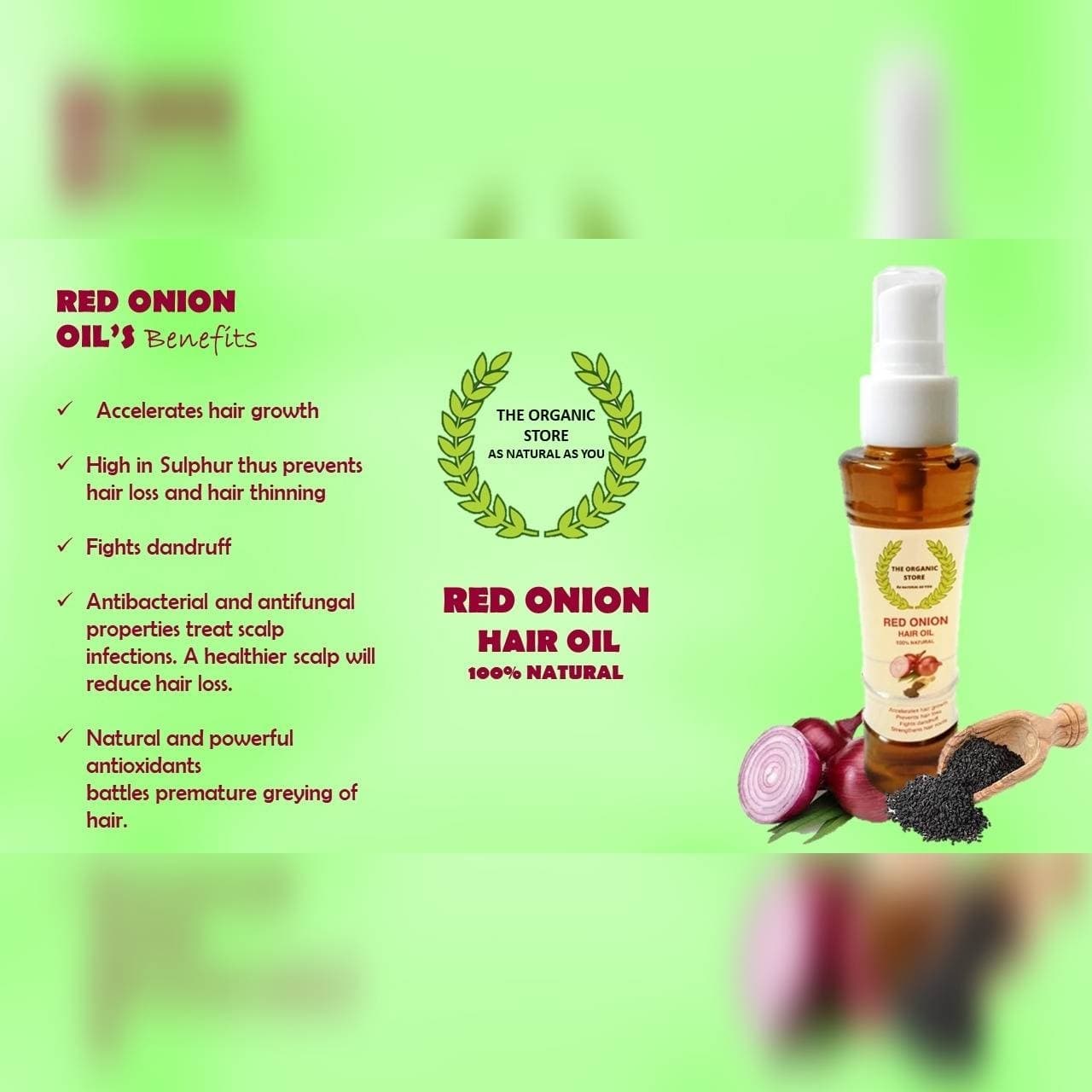 Red Onion Hair Oil