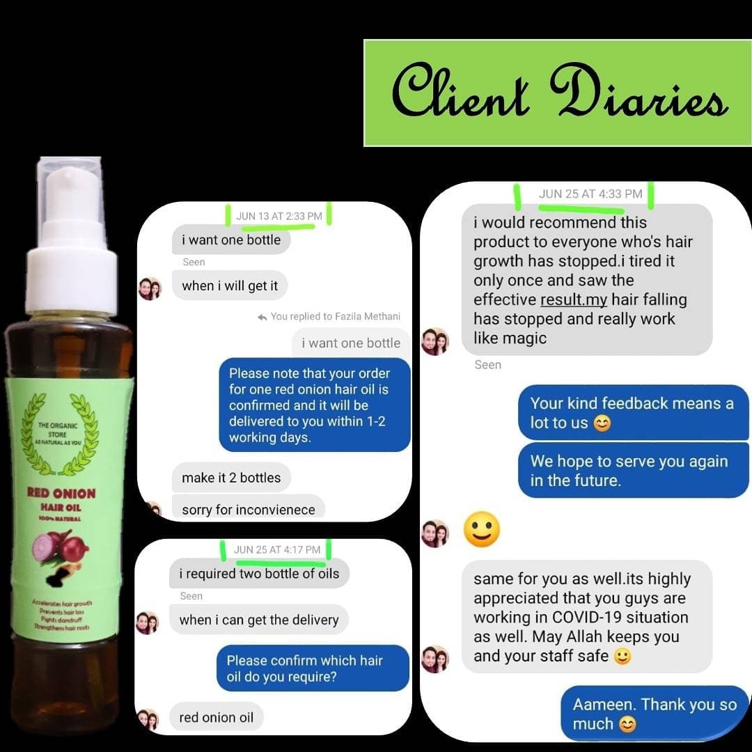 Red Onion Hair Oil