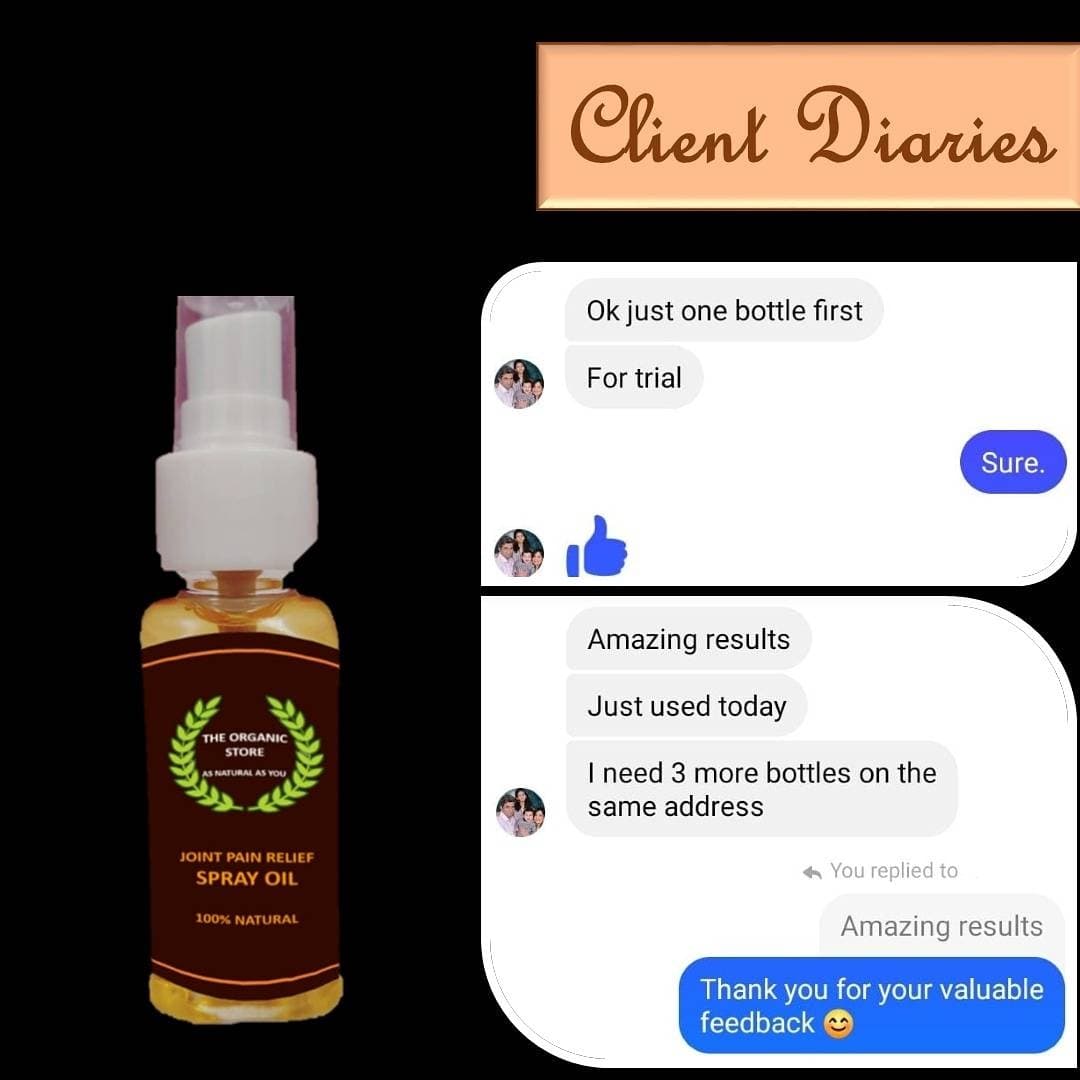 Joints pain Relief Spray Oil