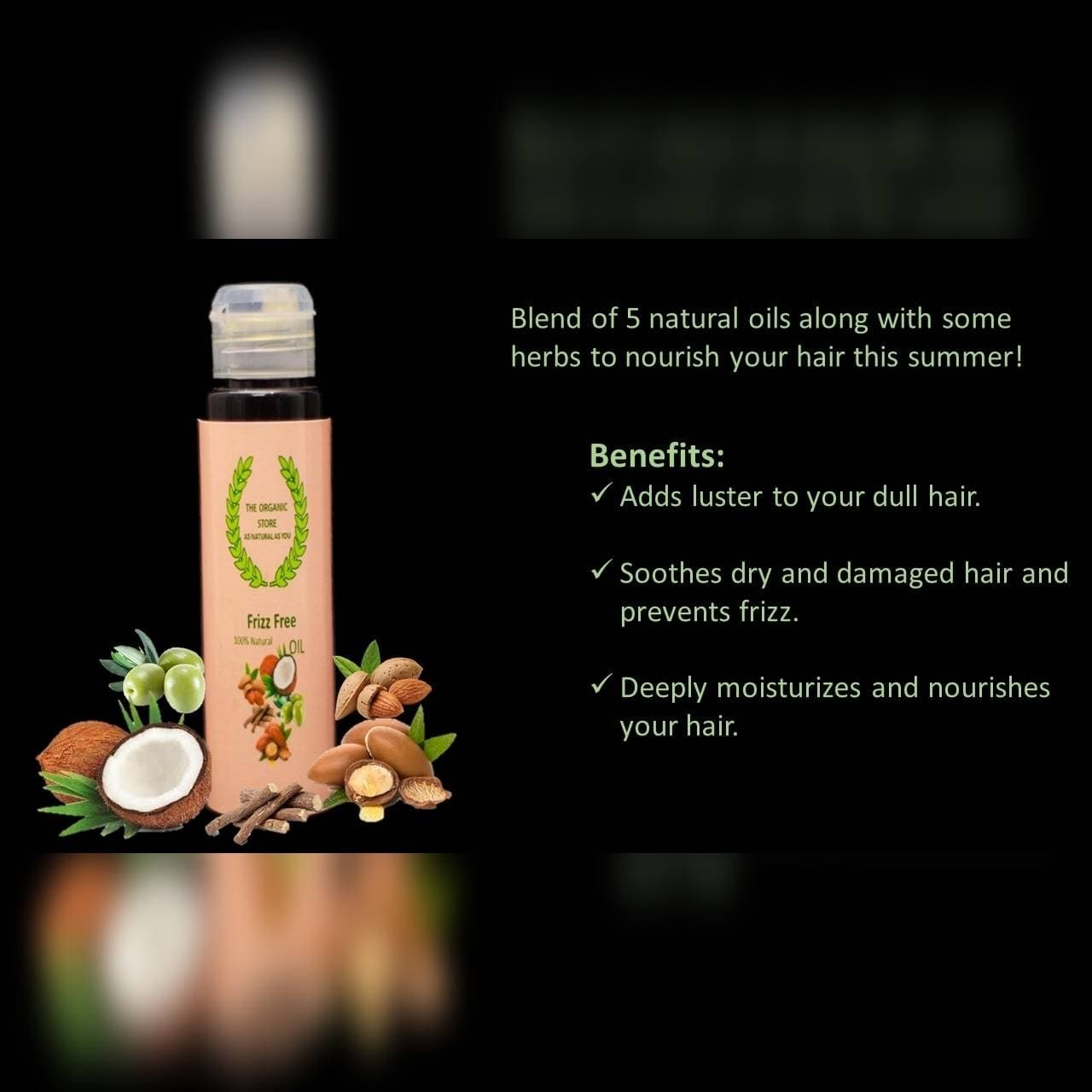 Frizz Free Hair Oil