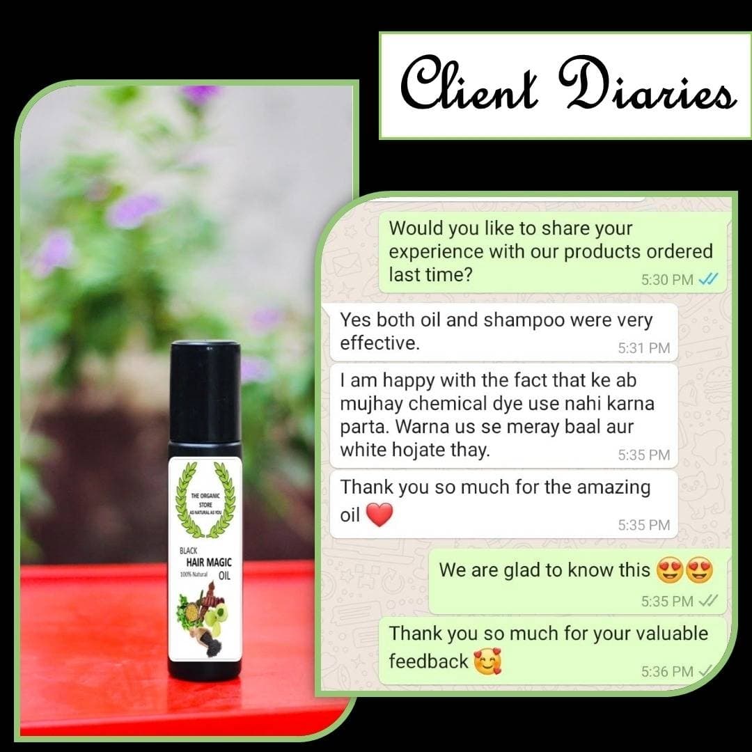 Black Hair Magic Oil